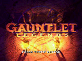 Gauntlet Legends title screen for Playstation